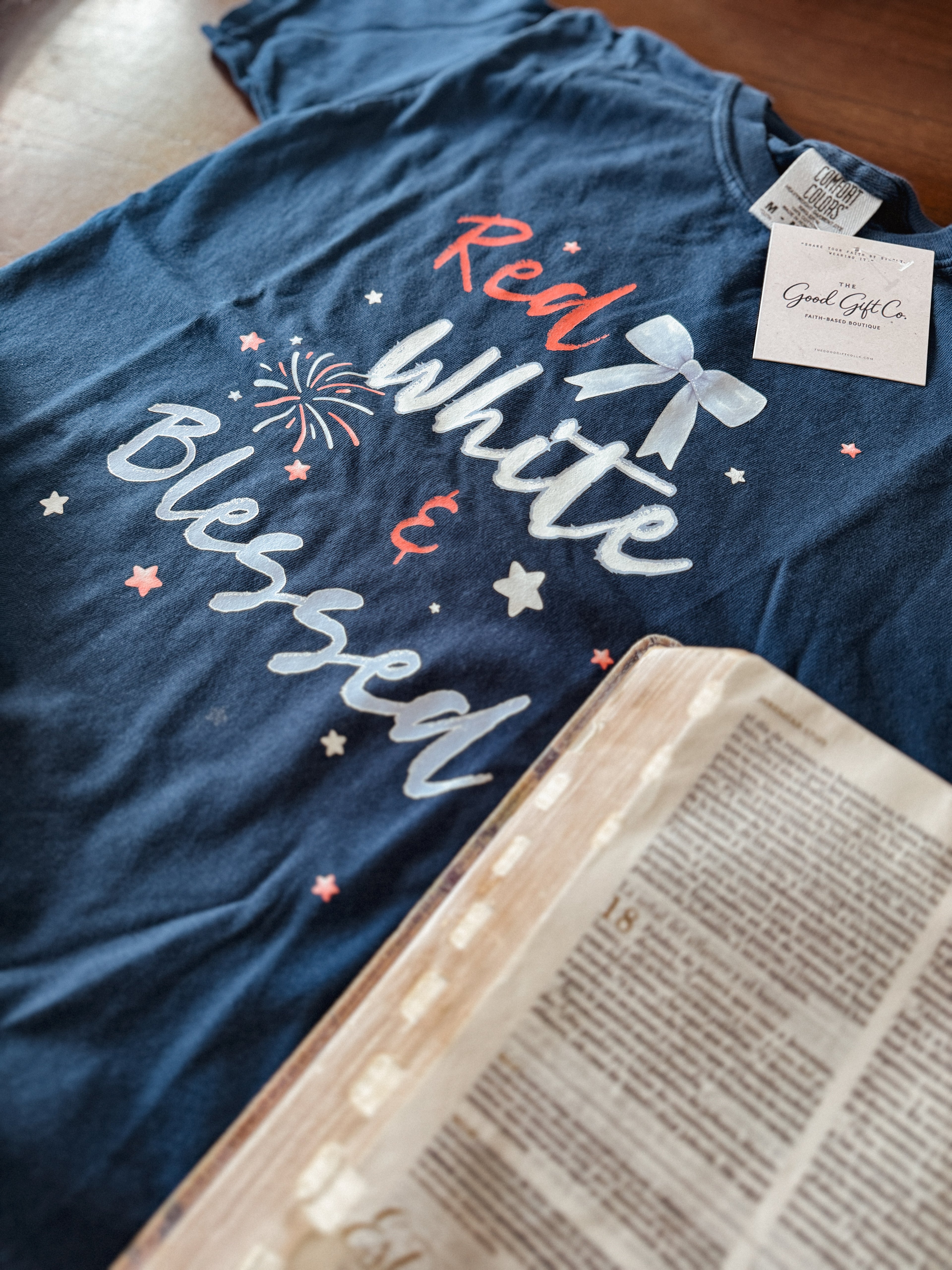 Red, White & Blessed Youth Tee