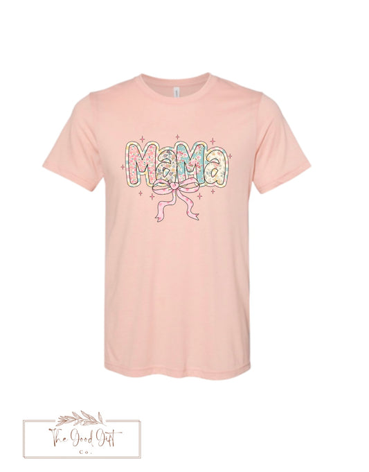 Floral MAMA T Shirt
