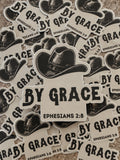 By Grace Eph 2:8 Sticker